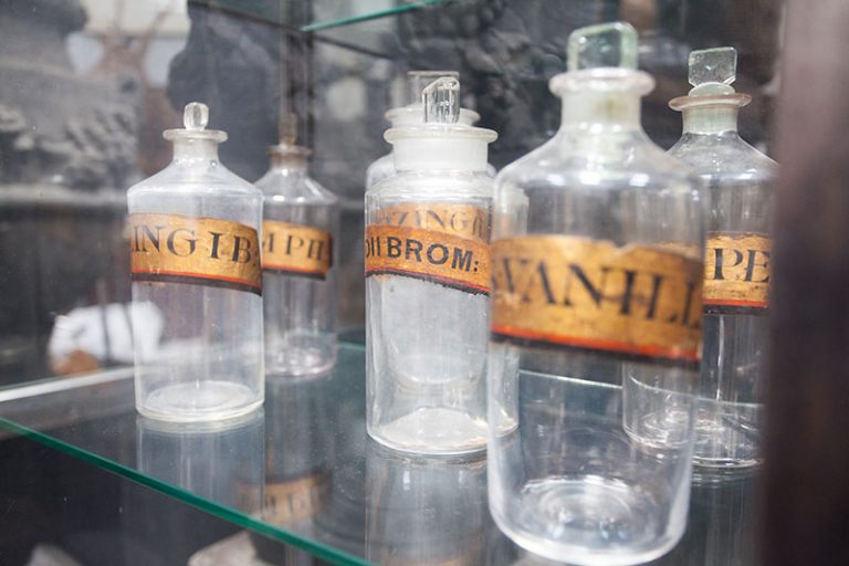 Victorian Apothacary Bottle Collection Clubhouse Interiors Ltd