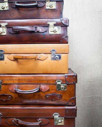 Vintage Leather Luggage (SOLD)