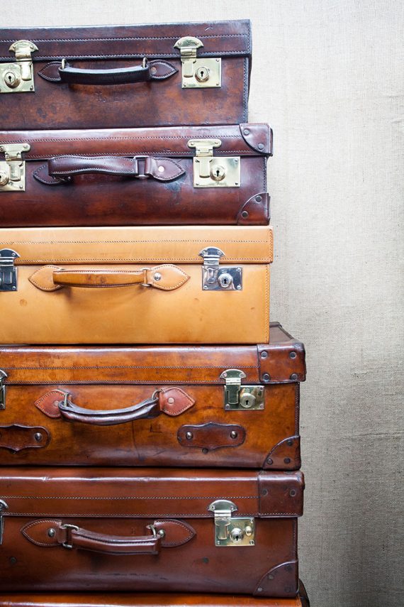 Vintage Leather Luggage (SOLD)