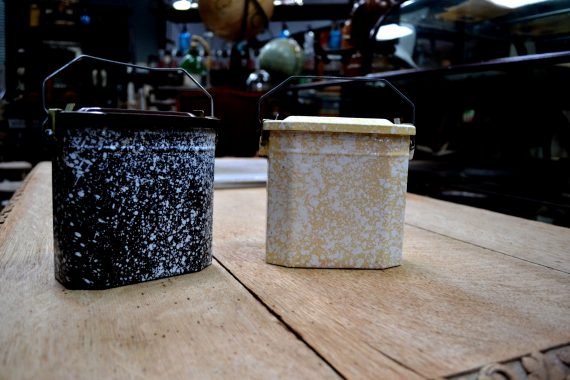 French Enamel Children's Lunchboxes