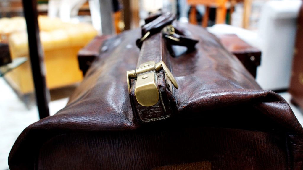 Victorian Leather Kit Bag Clubhouse Interiors Ltd