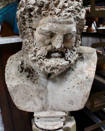 Large Contemporary Stone Bust of The Mighty Hercules (SOLD)