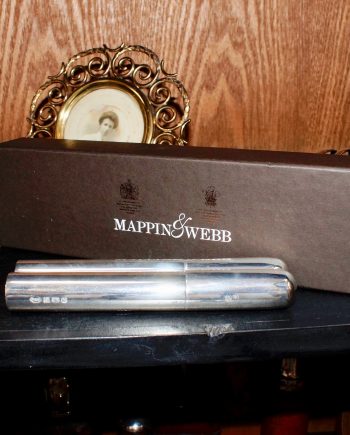 Mappin & Webb Solid Silver Cigar Holder