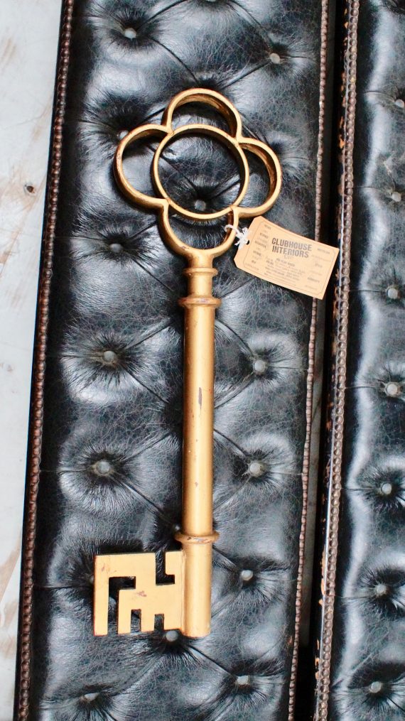 Large Vintage Shop Display Key