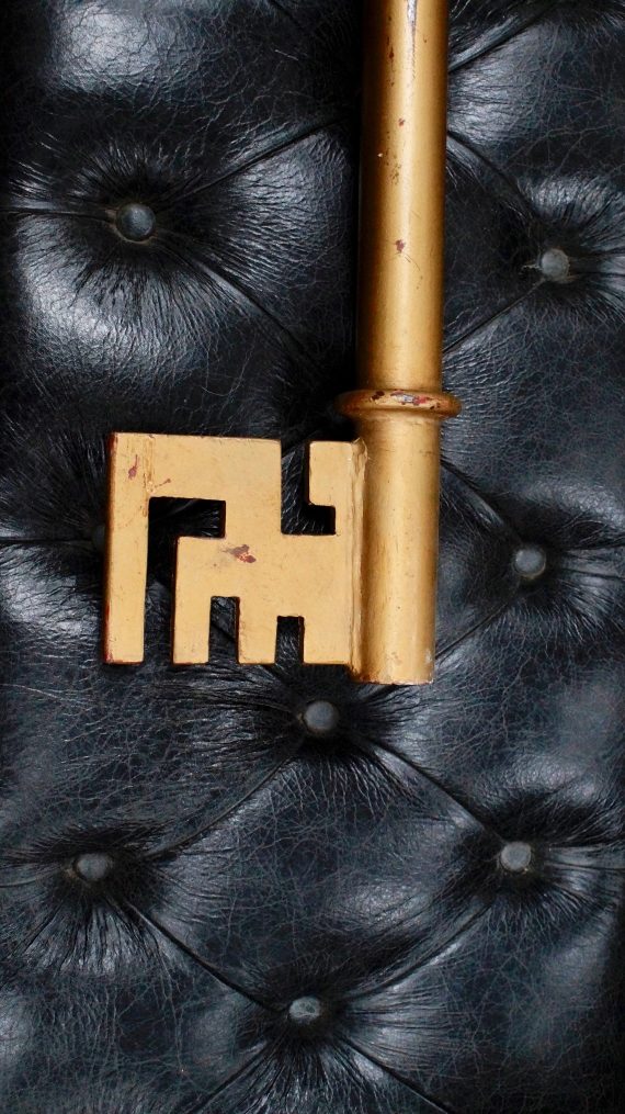 Large Vintage Shop Display Key