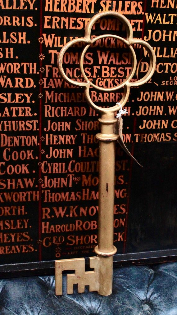 Large Vintage Shop Display Key