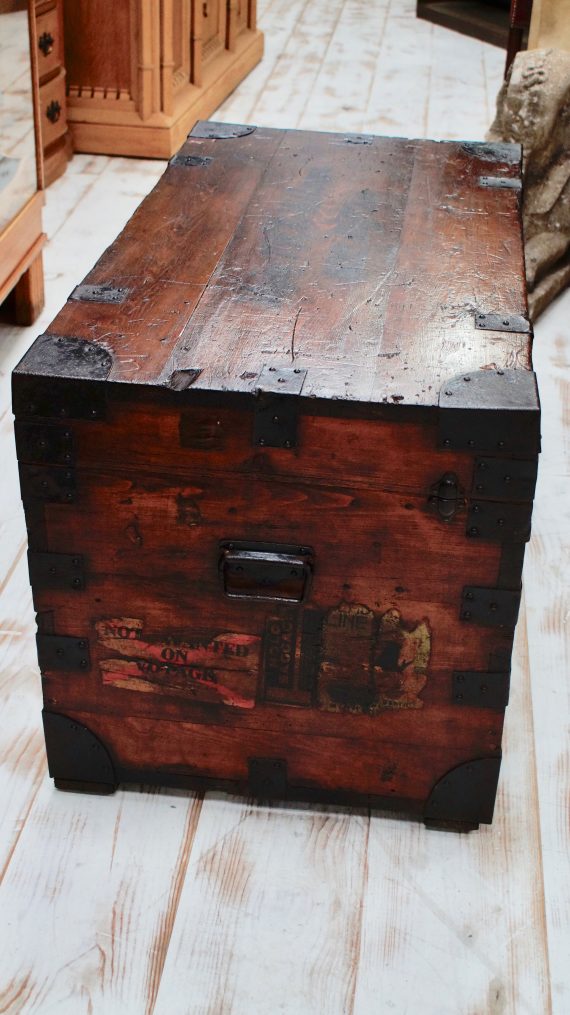 Zinc Lined Campaign Trunk
