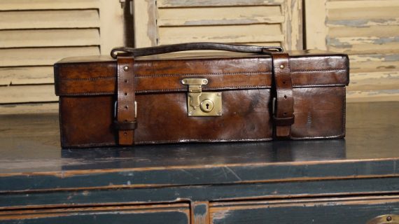 19th Century Leather Cartridge Case (SOLD)
