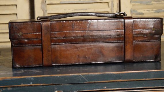 19th Century Leather Cartridge Case (SOLD)