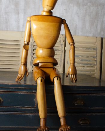 French Articulated Lathe Wooden Artist's Model (SOLD)