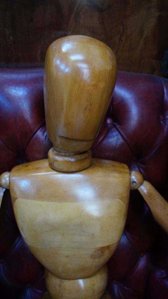 French Articulated Lathe Wooden Artist's Model (SOLD)