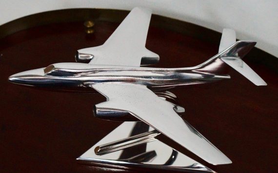 Sud Aviation Vautour Model Plane On Stand