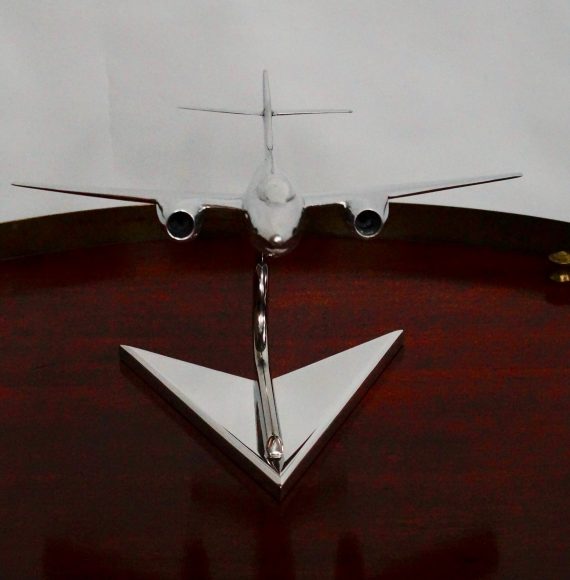 Sud Aviation Vautour Model Plane On Stand