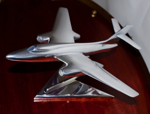 Sud Aviation Vautour Model Plane On Stand