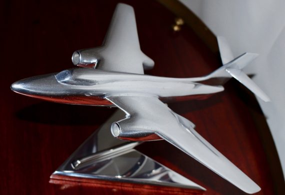 Sud Aviation Vautour Model Plane On Stand