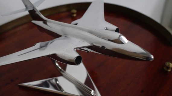 Sud Aviation Vautour Model Plane On Stand