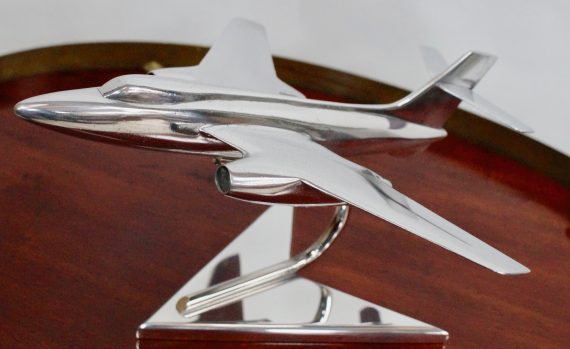 Sud Aviation Vautour Model Plane On Stand