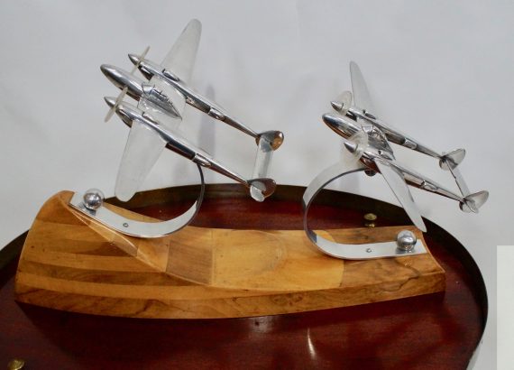 Art Deco Lockheed P-38 Lightning