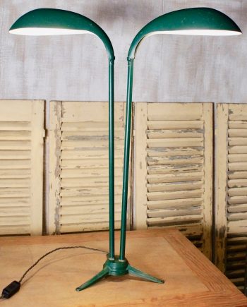 1950's French Double Arm Lita Table Lamp
