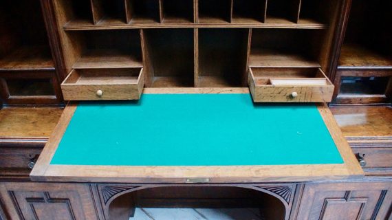 1900 Victorian Oak Billiards/Snooker Scoreboard Cabinet (SOLD)