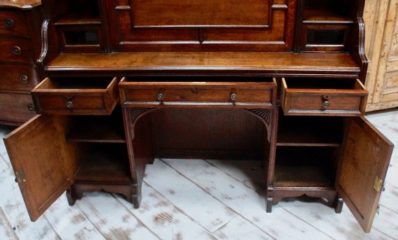 1900 Victorian Oak Billiards/Snooker Scoreboard Cabinet (SOLD)