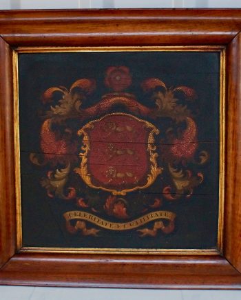 18th Century French Heraldic Family Crest