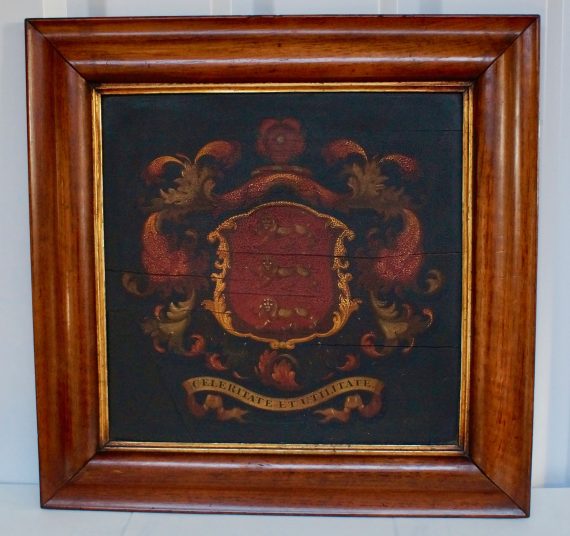 18th Century French Heraldic Family Crest