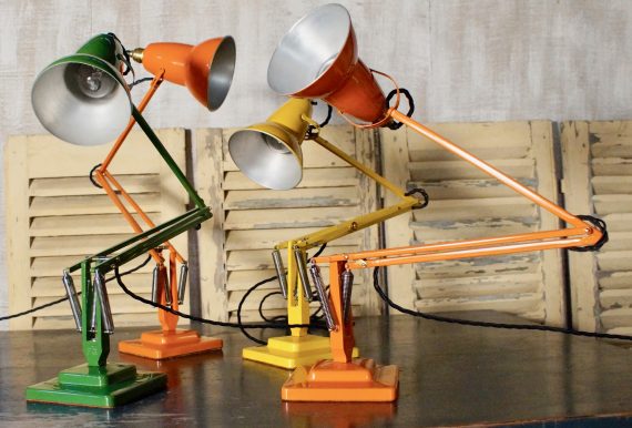 Herbert Terry Anglepoise Table Lamps (SOLD)