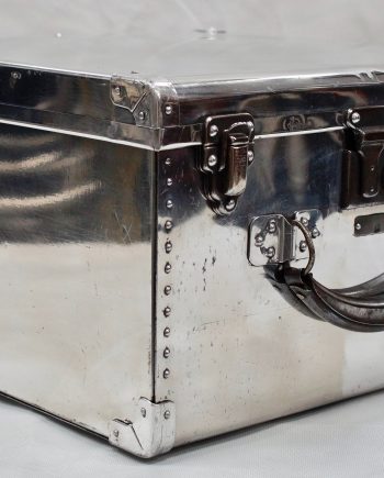 Polished Aluminium Hat Box (SOLD)