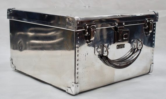 Polished Aluminium Hat Box (SOLD)