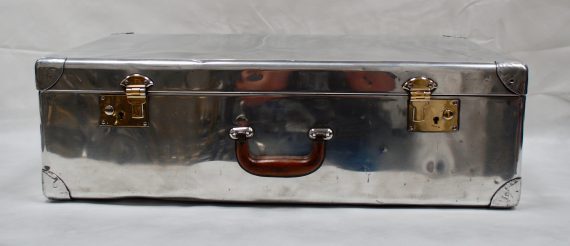 Polished Aluminium Suitcase by Heston's of London (SOLD)