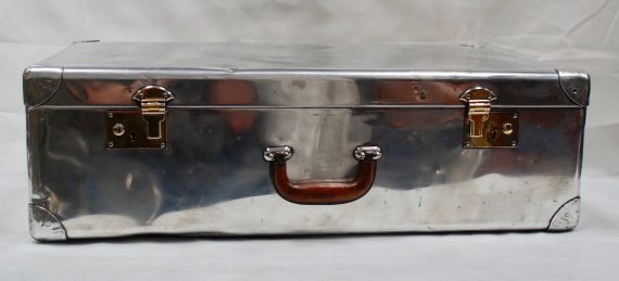 Polished Aluminium Suitcase by Heston's of London (SOLD)