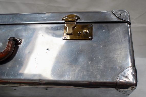Polished Aluminium Suitcase by Heston's of London (SOLD)