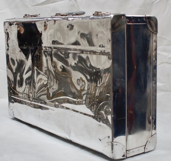 Large Polished Lockheed Aluminium Suitcase (SOLD)