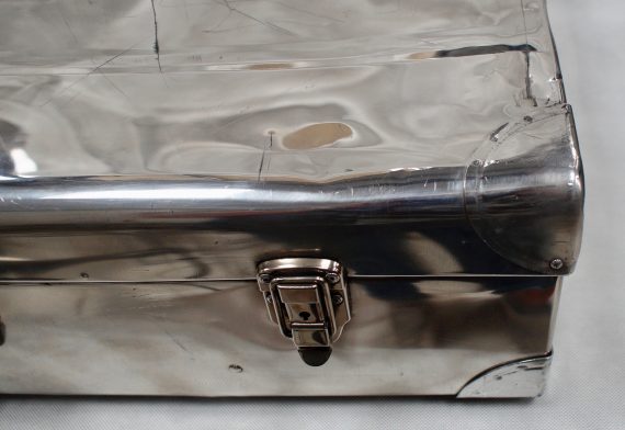 Large Polished Lockheed Aluminium Suitcase (SOLD)