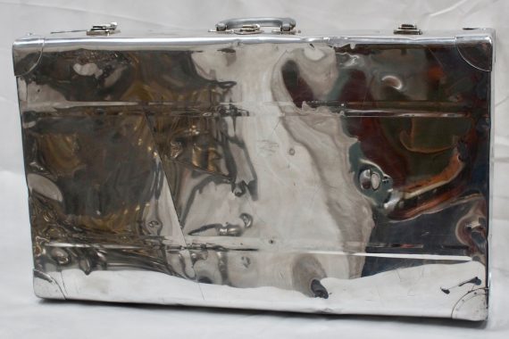 Large Polished Lockheed Aluminium Suitcase (SOLD)