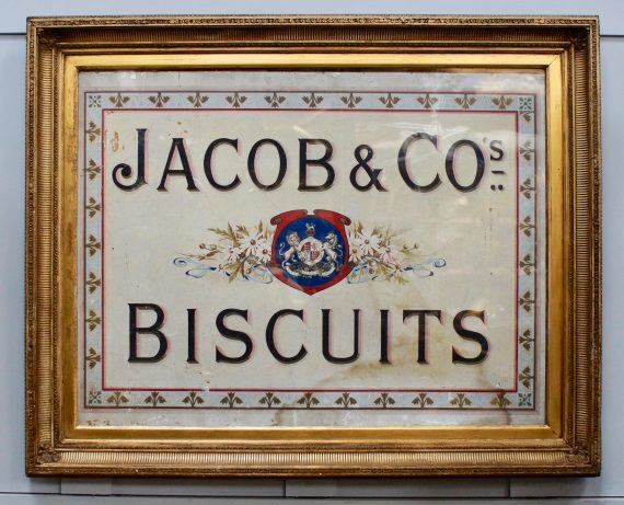 Edwardian Jacob & Co's Biscuits Show Card (SOLD)