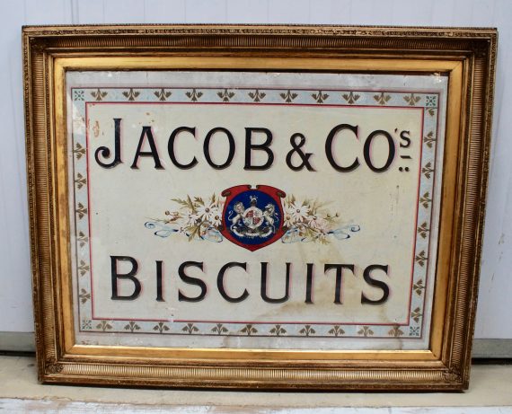 Edwardian Jacob & Co's Biscuits Show Card (SOLD)