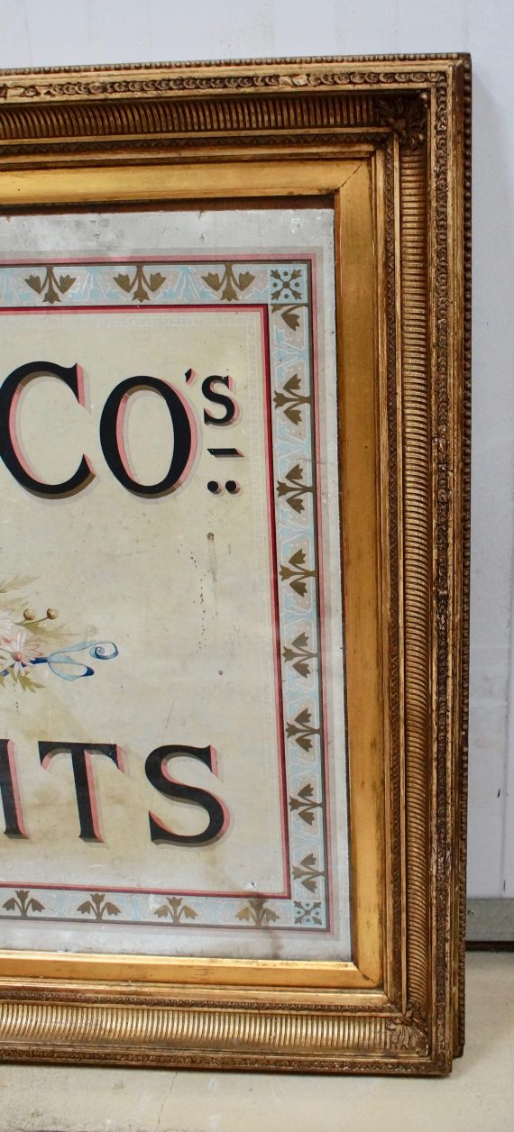 Edwardian Jacob & Co's Biscuits Show Card (SOLD)