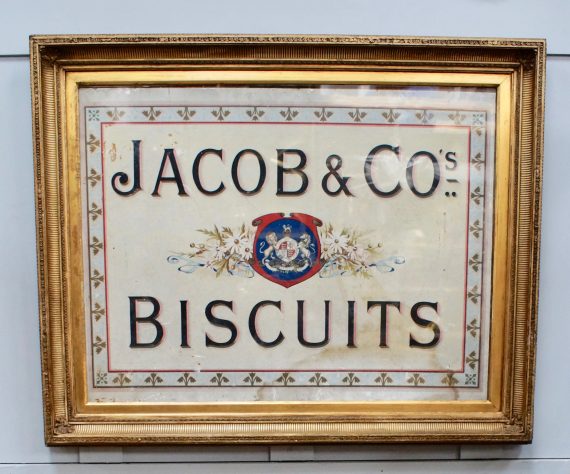 Edwardian Jacob & Co's Biscuits Show Card (SOLD)