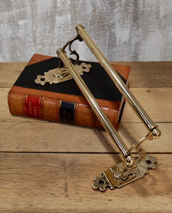Edwardian Brass Hotel Paper Rack (SOLD)