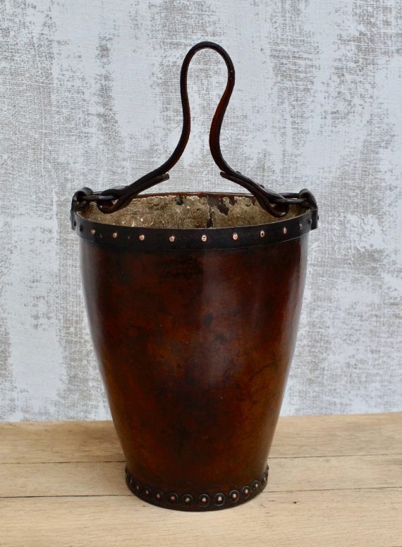 Early 19th Century Antique Leather Fire Bucket (SOLD)