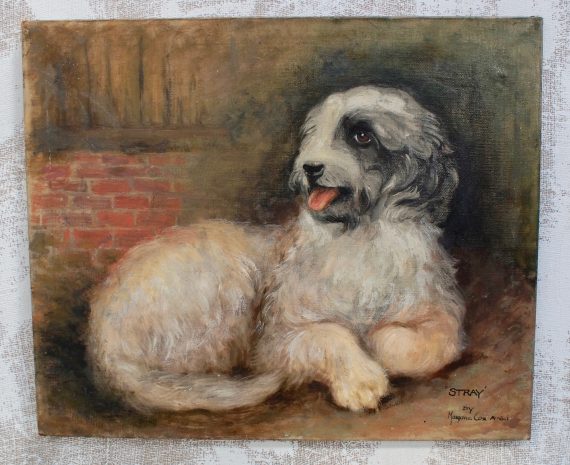 Early Portrait "Stray" By Marjorie Cox of Queen Victoria's Dog Islay