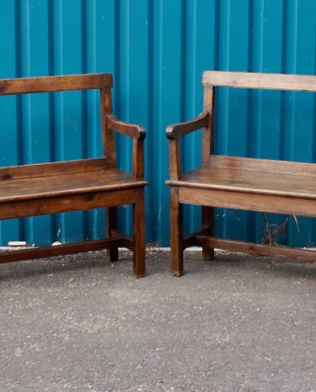 Turn of the Century Antique Pine Country Benches C1900 (SOLD)