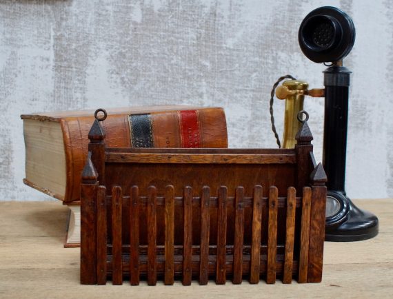 Letter Rack In the Form of Black Forest Folk Art