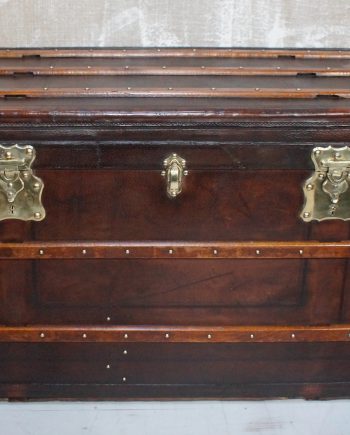 Large French Soyez Père Lille Travel Trunk (SOLD)