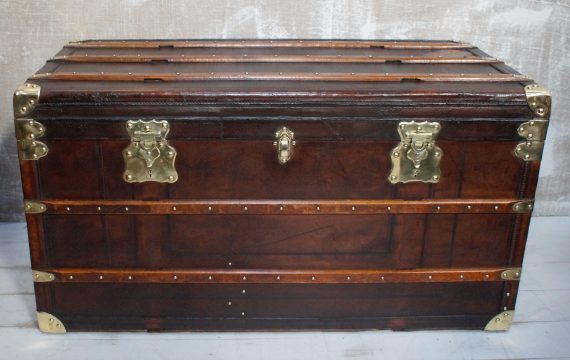 Large French Soyez Père Lille Travel Trunk (SOLD)