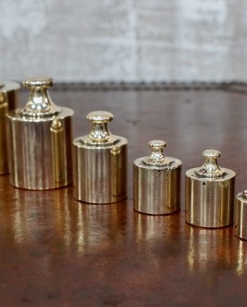 Set of Antique Italian Brass Weights