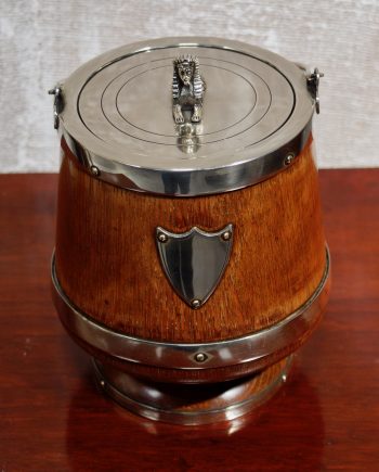 (SOLD)Vintage Oak The Grand Tour Ice Bucket (SOLD)