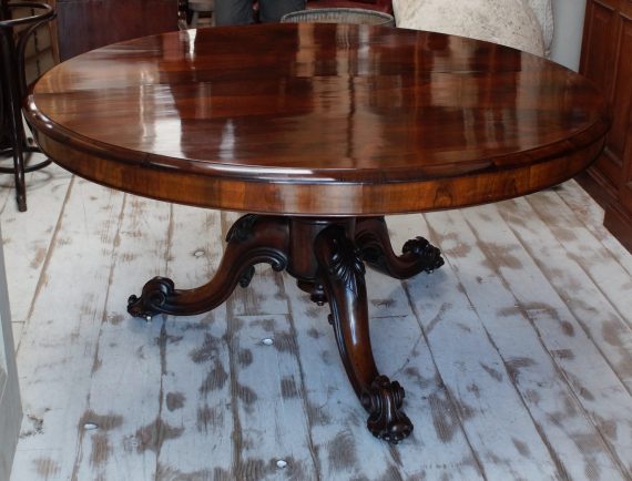 Victorian Mahogany Tilt Top Table (SOLD)